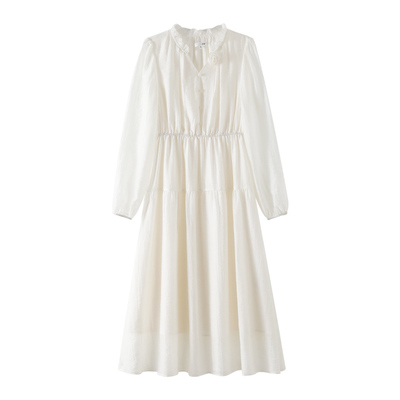 OSA欧莎显白仙女裙雪纺连衣裙女