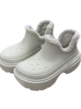 Crocs卡骆驰雪屋短靴女靴