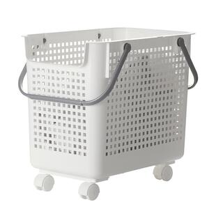 懒角落脏衣篓家用卫生间浴室洗衣篮子脏衣篮脏衣服收纳筐塑料带轮