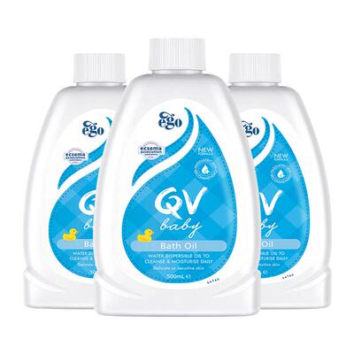 澳洲qv婴儿沐浴油500ml*3保湿