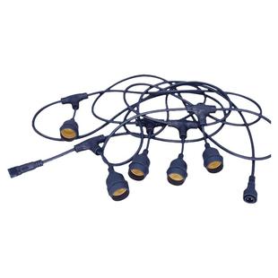 防水户外e27螺口灯头灯座LED密封带线养殖场庭院花园婚庆晚会串灯