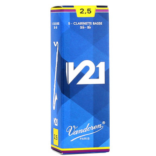 弯德林Vandoren低音黑管哨片 BASS 蓝盒V21 降B 单簧管哨片