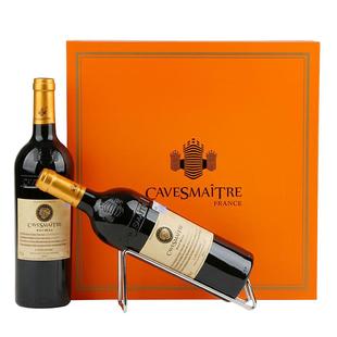 卡斯特法国原瓶进口金标纪念版干红葡萄酒红酒官方正品礼盒装送礼