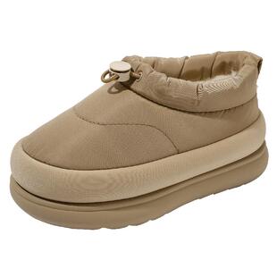 百丽童鞋女童雪地靴2023冬季新款加绒加厚短靴子男童防泼水宝宝靴