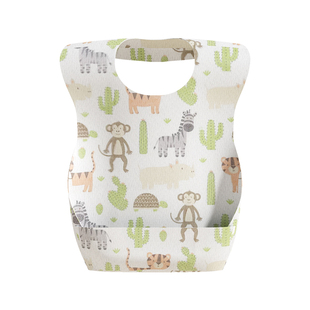 道理熊宝宝一次性围兜儿童饭兜防水吃饭兜幼儿口水巾辅食围嘴