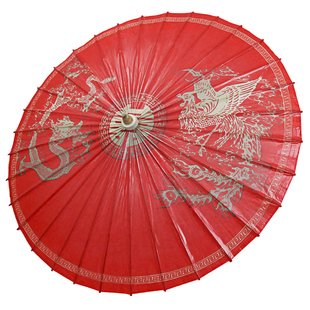 中式喜庆婚伞结婚喜娘伞婚庆专用伞防雨实用纯手工油纸伞影视道具