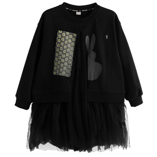 【清仓】女童连衣裙春装大童春秋洋气时髦裙子儿童春季时尚公主裙