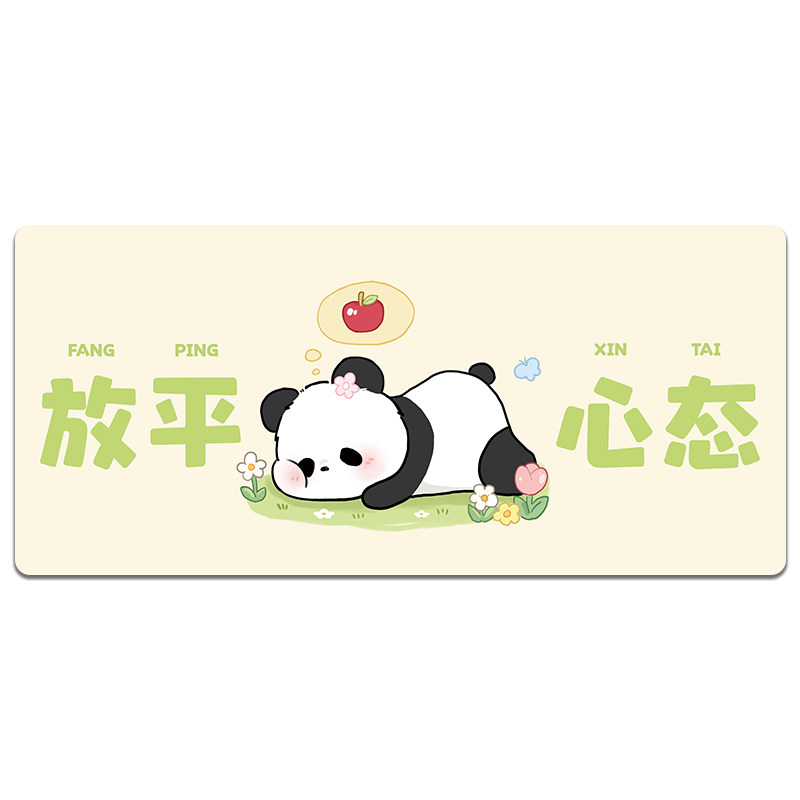 卡通可爱鼠标垫女生办公桌垫好物