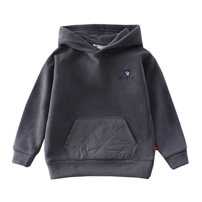 【2件8折】男童连帽卫衣秋冬款2025款儿童摇粒绒加厚中大童男孩内