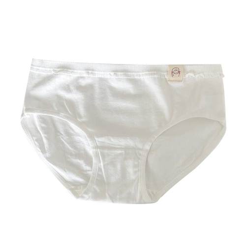 内裤女生纯棉全棉抗菌女士少女孩可爱女童初中生学生白色三角短裤