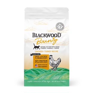 【全猫】BLACKWOOD珀萃低温慢煮易消化鸡肉味营养健肤美毛全猫粮