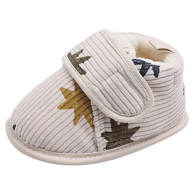 宝宝加绒鞋冬款棉鞋学步鞋