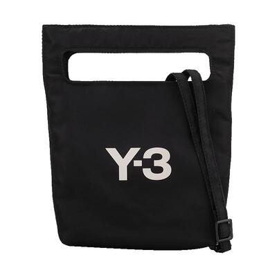 Y-3经典字母logo休闲单肩包男女