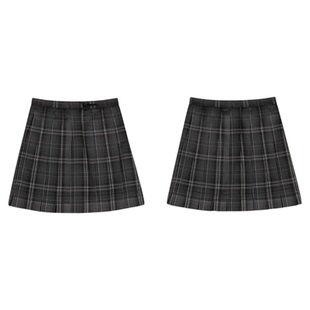 东京岁时记jk日系复古格裙碳素笔女校供感高腰百褶裙学生制服半裙