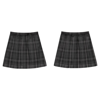 东京岁时记jk格裙制服半裙碳素笔