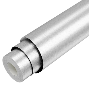 金属拉丝贴膜冰箱电梯门翻新贴遮丑装饰自粘防水橱柜不锈钢贴纸