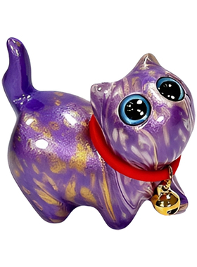 手工檀木雕可爱小猫咪摆件
