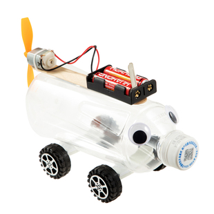 电动风力车船 DIY废物利用手工科技小制作科学生实验发明儿童材料