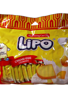 越南Lipo面包干饼干柠檬味原味