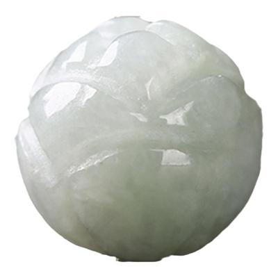 天然a货翡翠莲花珠子散珠diy隔珠