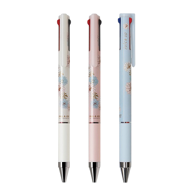 百乐猫咪西洋菊联名中性笔胶带