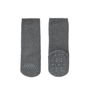 Oak mont儿童袜子秋冬款婴儿学步地板袜加厚毛圈棉袜男女童防滑袜