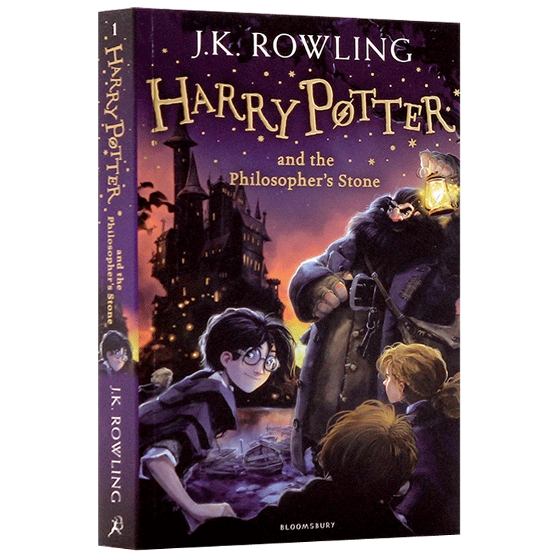 哈利波特与魔法石英文原版1 Harry Potter and the Philosopher's Stone英语原著小说全套书籍密室阿兹卡班的囚徒火焰圣杯凤凰社