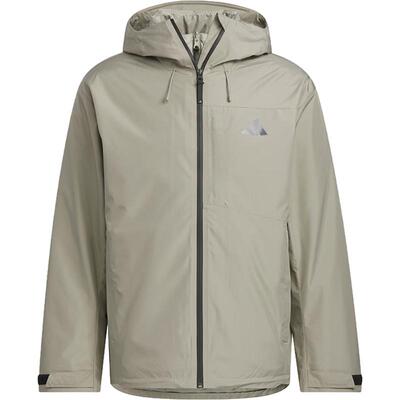 滔搏adidas阿迪达斯男子三合一保暖运动羽绒连帽夹克外套KQ5502