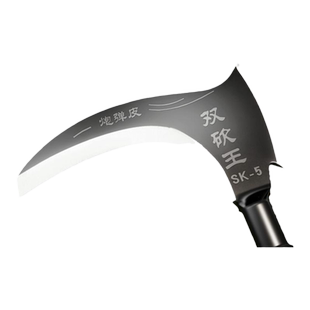 双砍镰刀农用除草割草刀木柄不锈钢割草大刀砍树两用砍柴刀小连刀