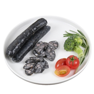 墨鱼香肠台湾火山石烤肠日式墨斗鱼香肠商用整箱地道肠烤肉食材