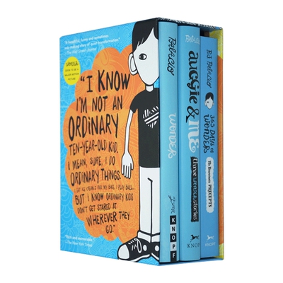 英文原版奇迹男孩3册盒装