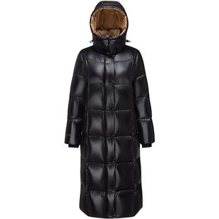 波司登泡芙90鹅绒2025新款羽绒服女过膝长款保暖科技蓄热高蓬松