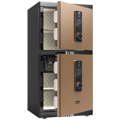 虎牌家用80cm1米双门指纹保险柜