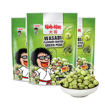 泰国大哥芥末味豌豆袋装休闲零食