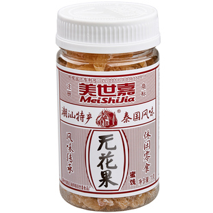 【美世嘉-无花果70g】潮汕特产泰国风味木瓜丝无花果丝干罐装零食