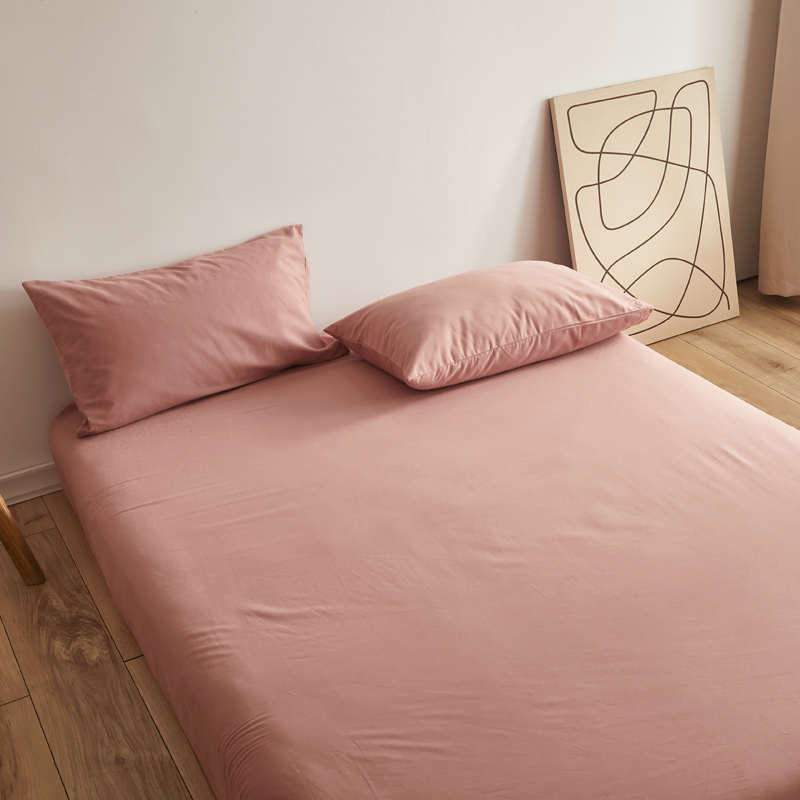 纯棉加厚纯色磨毛床单单件 1.5m1.8米床单秋冬学生宿舍单人被单