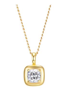 【森吾】轻奢莫桑钻项链女纯银