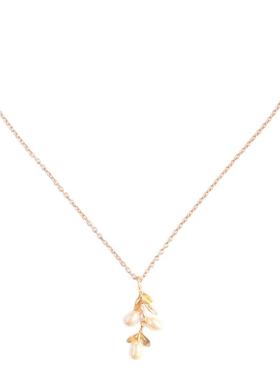 纽约手工限量款银镀金项链