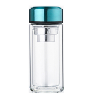 双层玻璃杯小容量迷你口袋杯小巧可爱便携水杯男女花茶耐热喝水杯