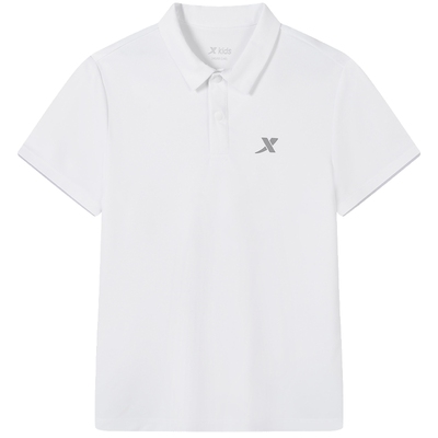 特步童装男童短袖POLO衫