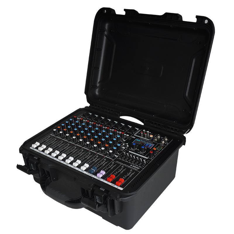 NXG专业8路调音台带功放一体机工具箱大功率99种数字效果音响套装