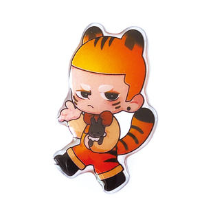 定制手机笔记本装饰立体滴胶贴纸透明镭射白底闪粉原创毕设不干胶