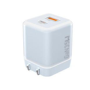 民兴35W氮化镓双口充电器适用于苹果15-17手机PD快充16充电头iPhone14快充头usb充电插头typec多口充电器线