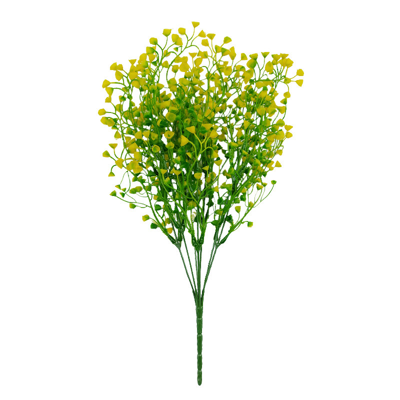 假花绿植仿真金钟柳塑料装饰花把束干花小清新花卉客厅摆设