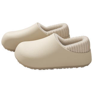 医护专用棉拖鞋女包跟冬季新款外穿防滑厚底加绒居家保暖防水棉鞋