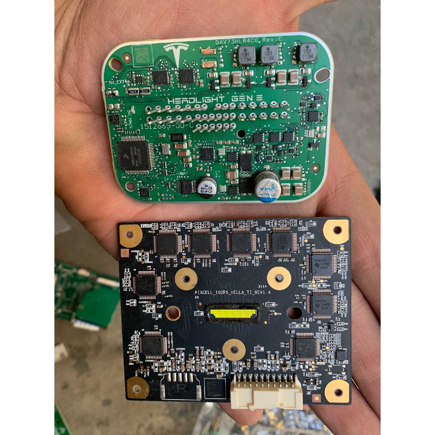 【议价-可维修】特斯拉毛豆3大灯驱动和大灯透镜大灯/二手均有货