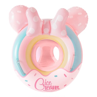 亲子款游泳圈儿童坐圈加厚婴幼儿男宝宝救生圈1-4岁小女孩游泳圈