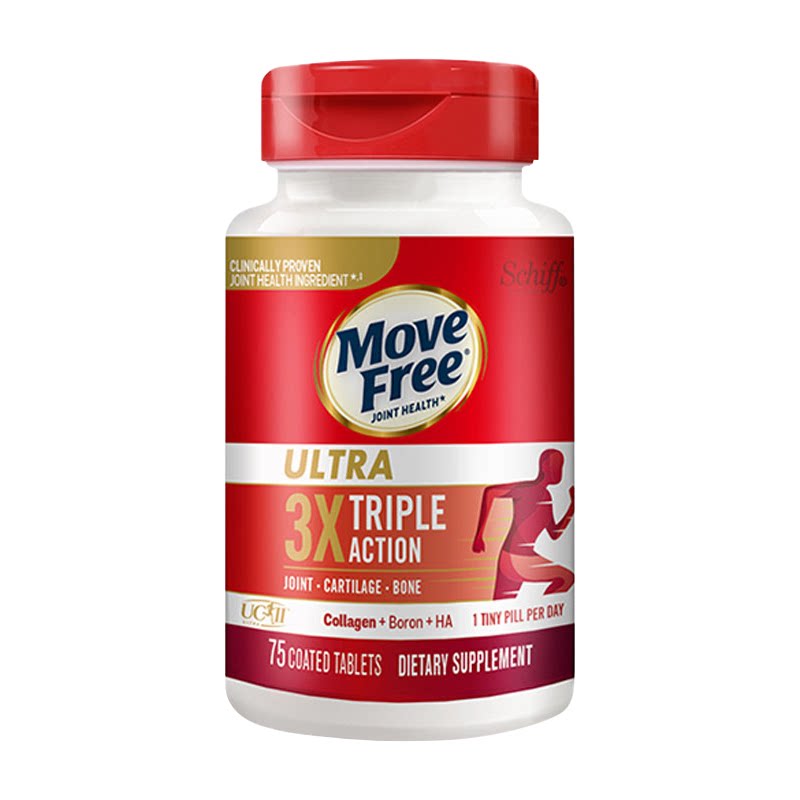 MoveFree氨糖软骨素缓解疼痛绿瓶