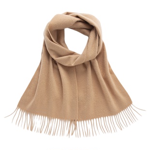 经典百搭羊绒围巾纯色秋冬季围脖男女同款保暖舒适高级感情侣围巾