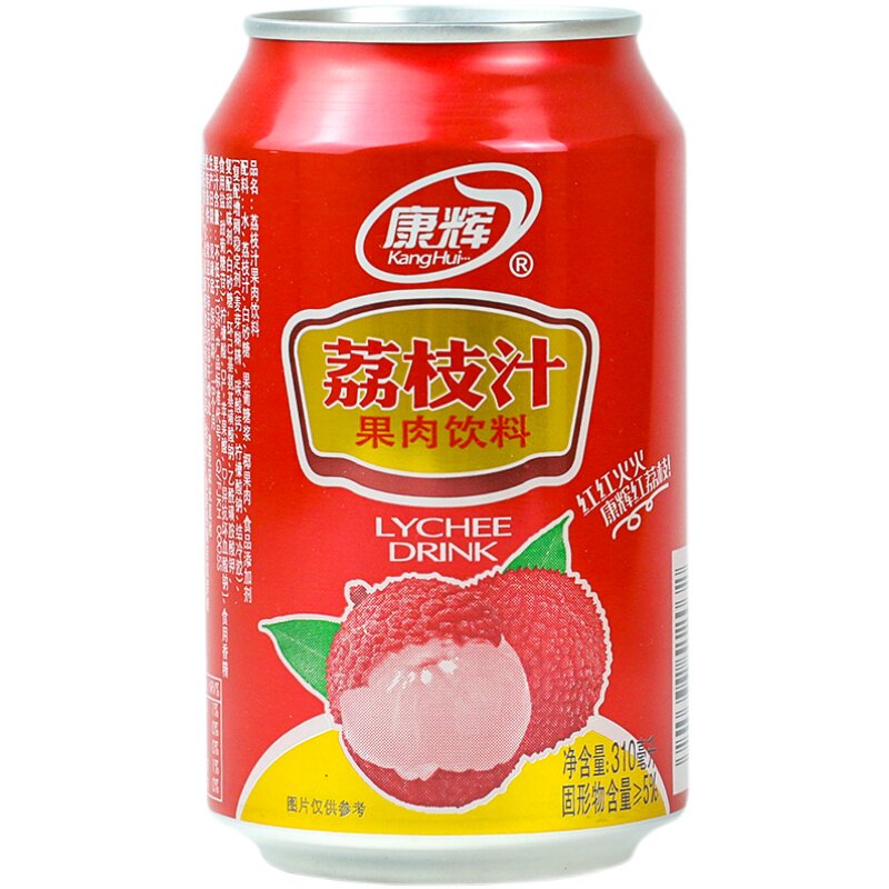 福建荔枝汁康辉水果310ml